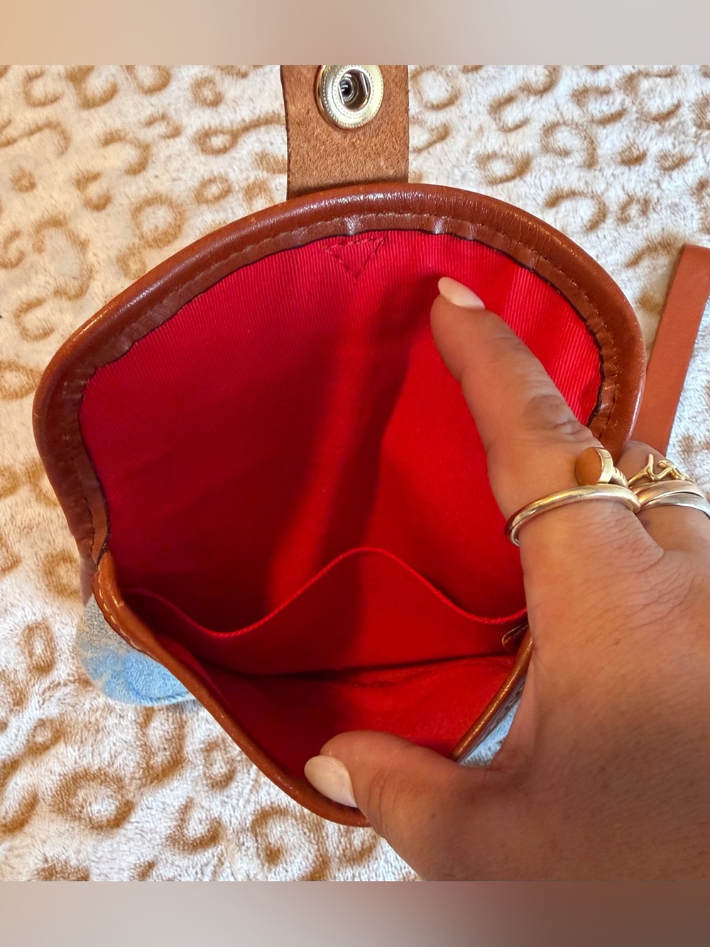 Dooney & Bourke Denim Wristlet 
Wallet Women’s - Picture 6 of 10